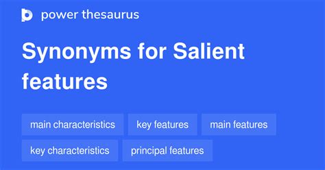 synonyms of salient|salient features synonyms.